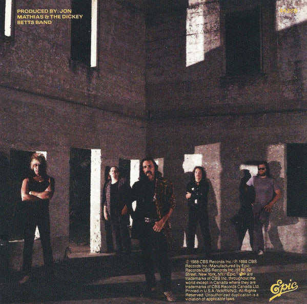 The Dickey Betts Band - Pattern Disruptive (CD) | Excellent (EX) Excellent (EX)