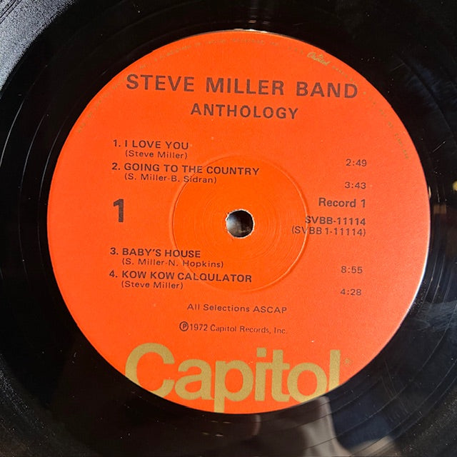 Steve Miller Band - Anthology (VINYL) | Excellent (EX) Very Good Plus (VG+)