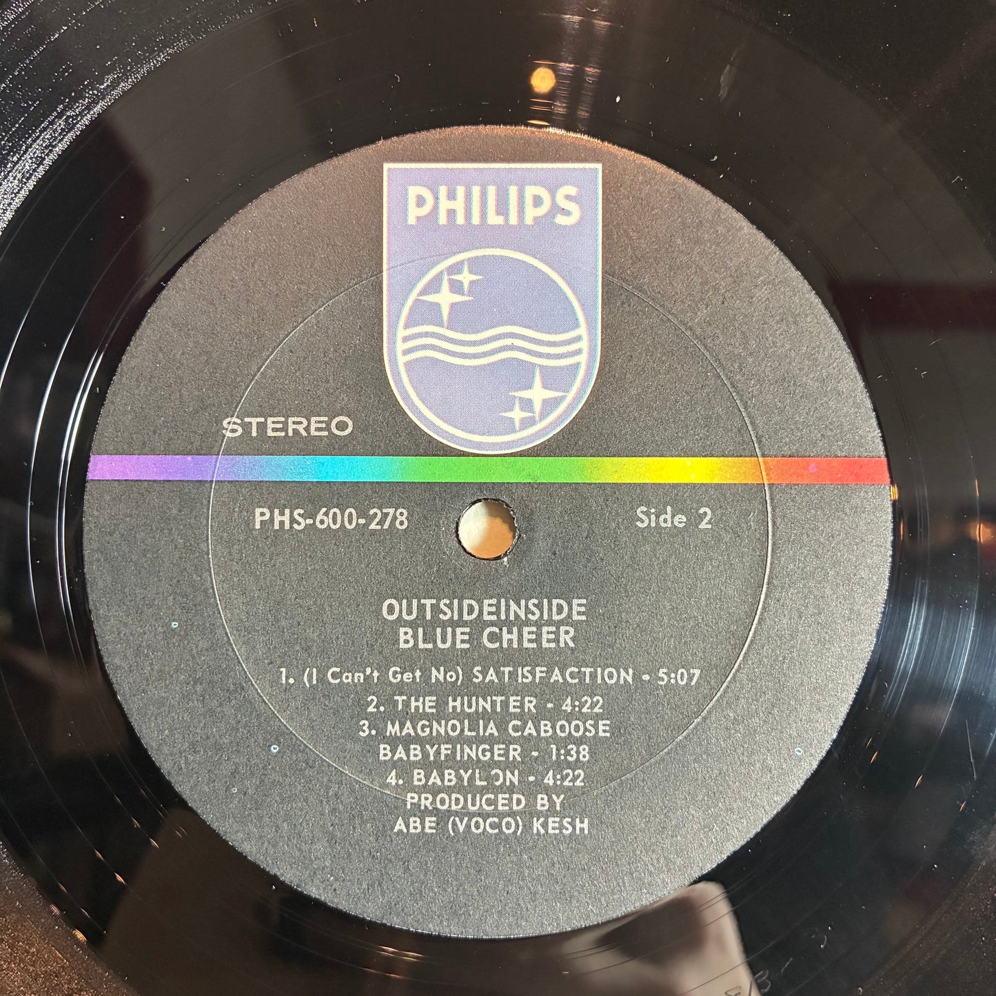 Blue Cheer - Outsideinside (VINYL) | Excellent (EX) Very Good Plus Plus (VG++)