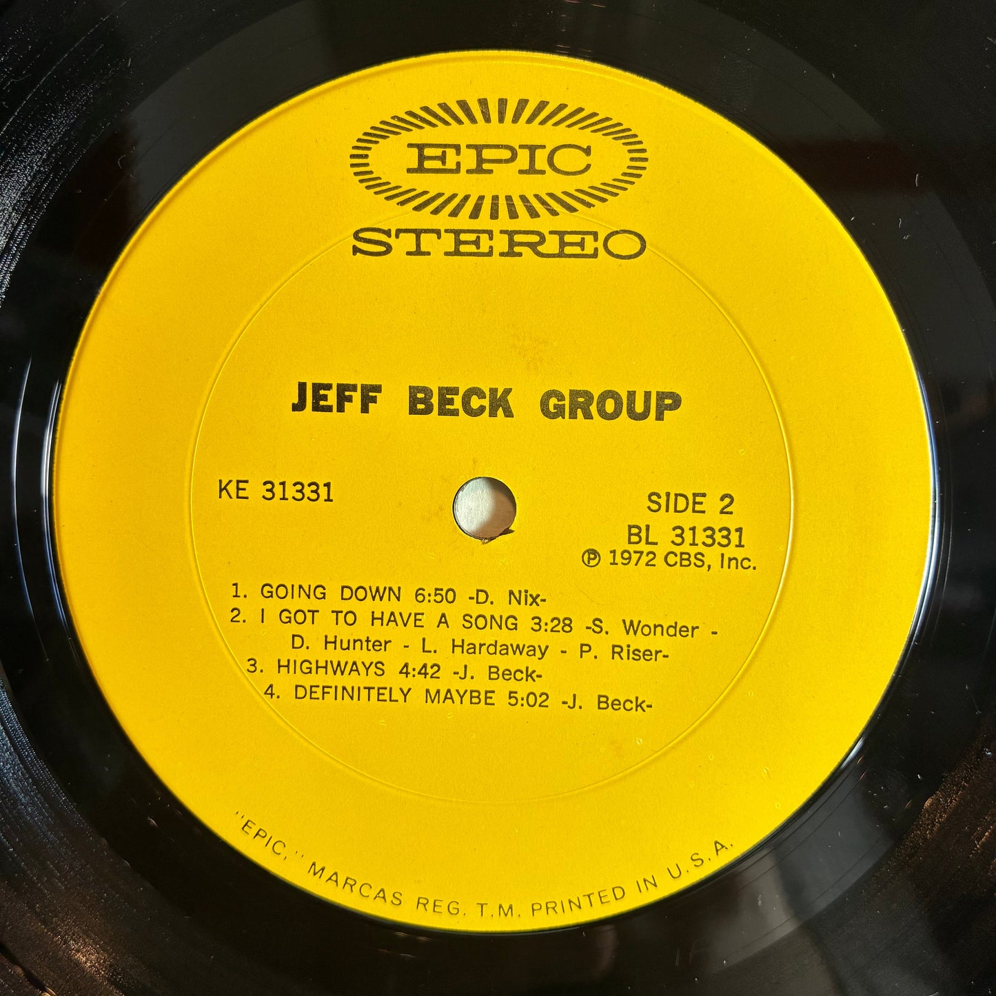 Jeff Beck Group - Jeff Beck Group (VINYL) | Excellent (EX) Very Good Plus (VG+)