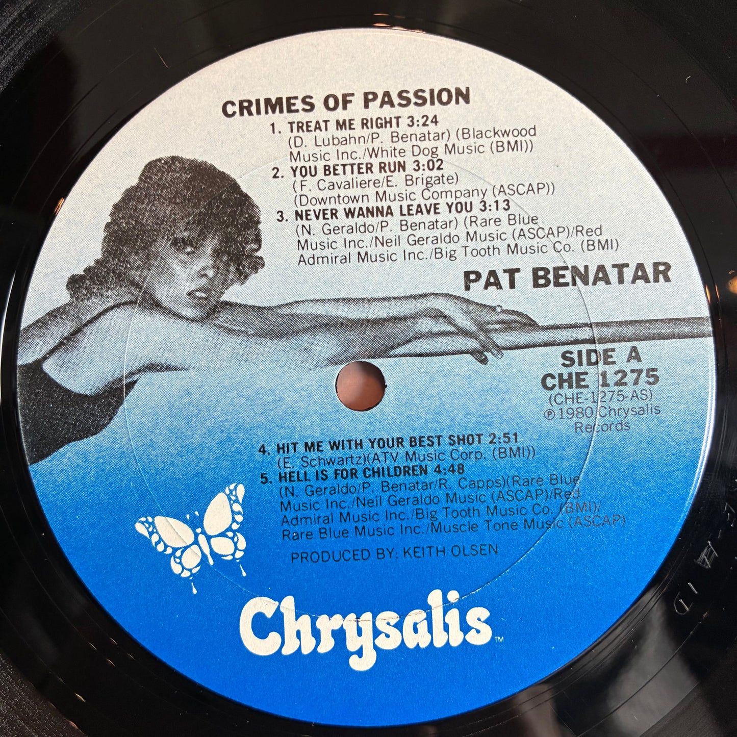 Pat Benatar - Crimes Of Passion (VINYL) | Excellent (EX) Very Good Plus (VG+)