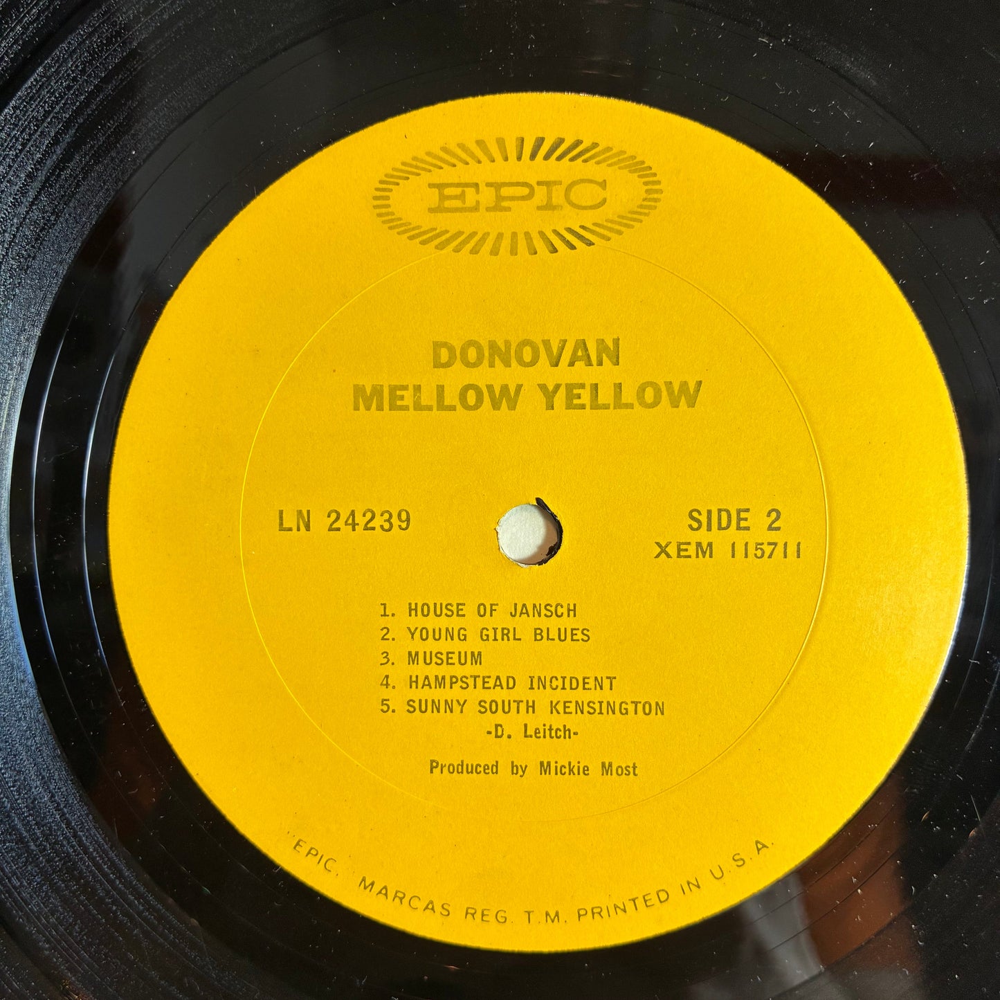 Donovan - Mellow Yellow (VINYL) | Excellent (EX) Excellent+ (EX+)