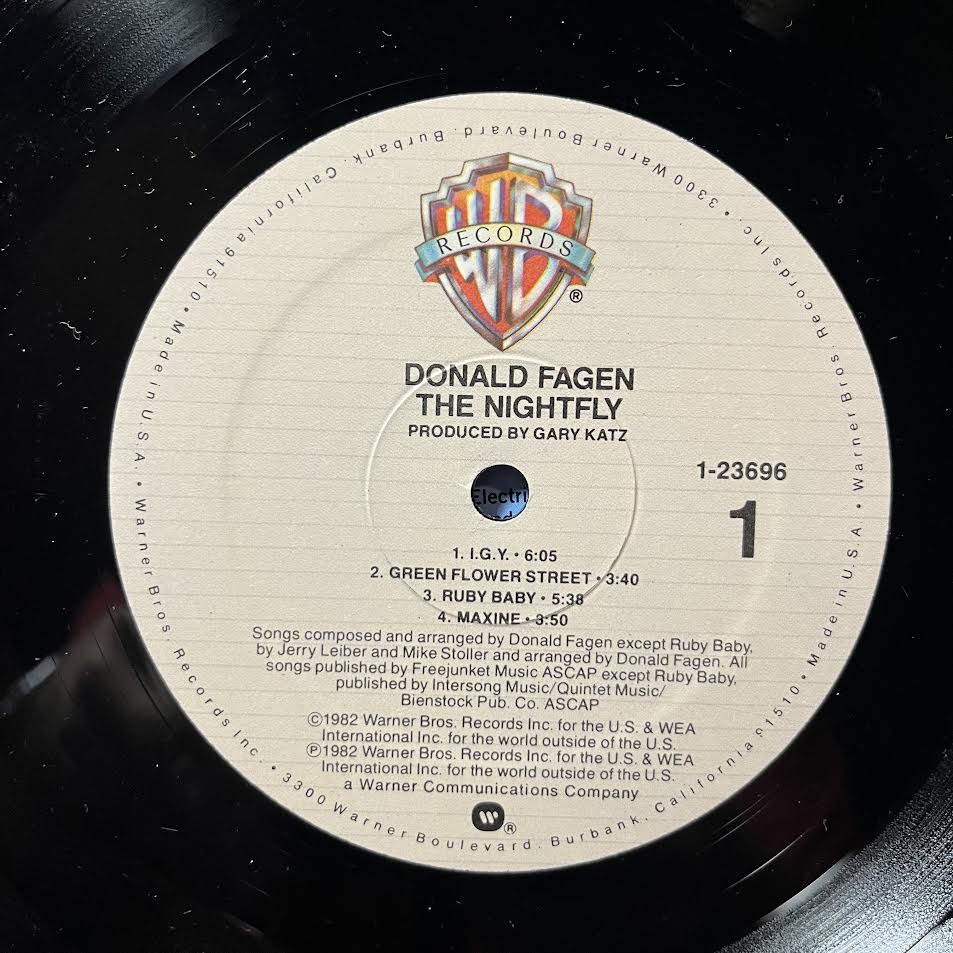 Donald Fagen - The Nightfly (VINYL) | Near Mint- (NM-) Excellent (EX)