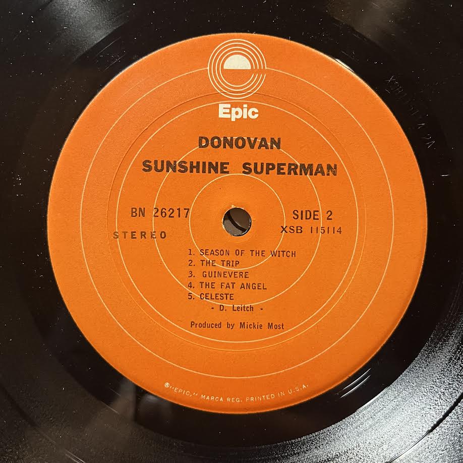 Donovan - Sunshine Superman (VINYL) | Near Mint- (NM-) Excellent (EX)
