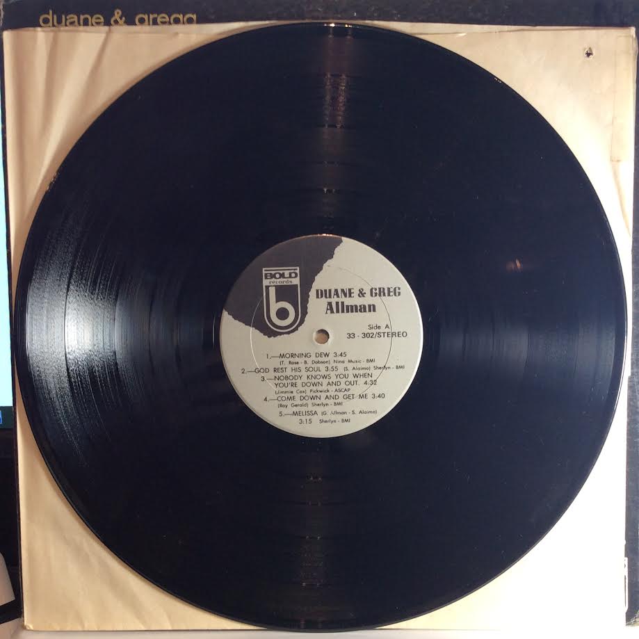 Duane & Greg Allman - Duane & Gregg Allman (VINYL) | Near Mint- (NM-) Very Good (VG)