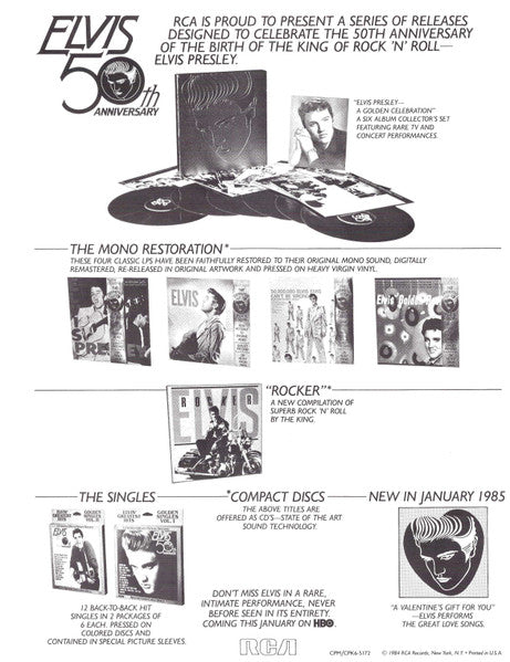 Elvis Presley - A Golden Celebration (VINYL BOX SET) | Near Mint (NM or M-) Excellent (EX)