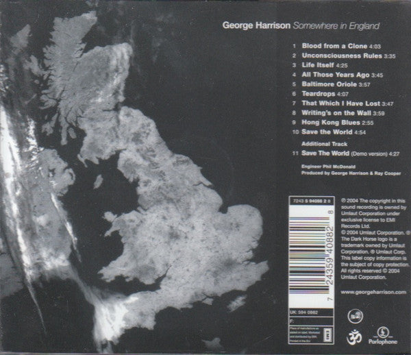 George Harrison - Somewhere In England (cd) | Near Mint (NM) Near Mint (NM)