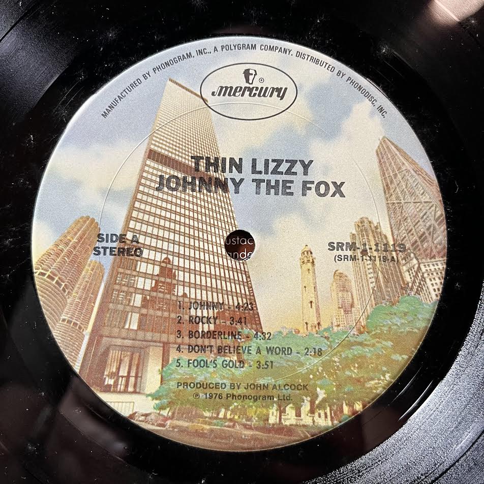 Thin Lizzy - Johnny The Fox (VINYL) | Near Mint (NM or M-) Very Good Plus Plus (VG++)