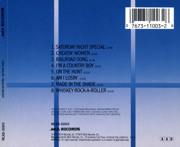 Lynyrd Skynyrd - Nuthin' Fancy (CD) | Near Mint (NM) Near Mint (NM)