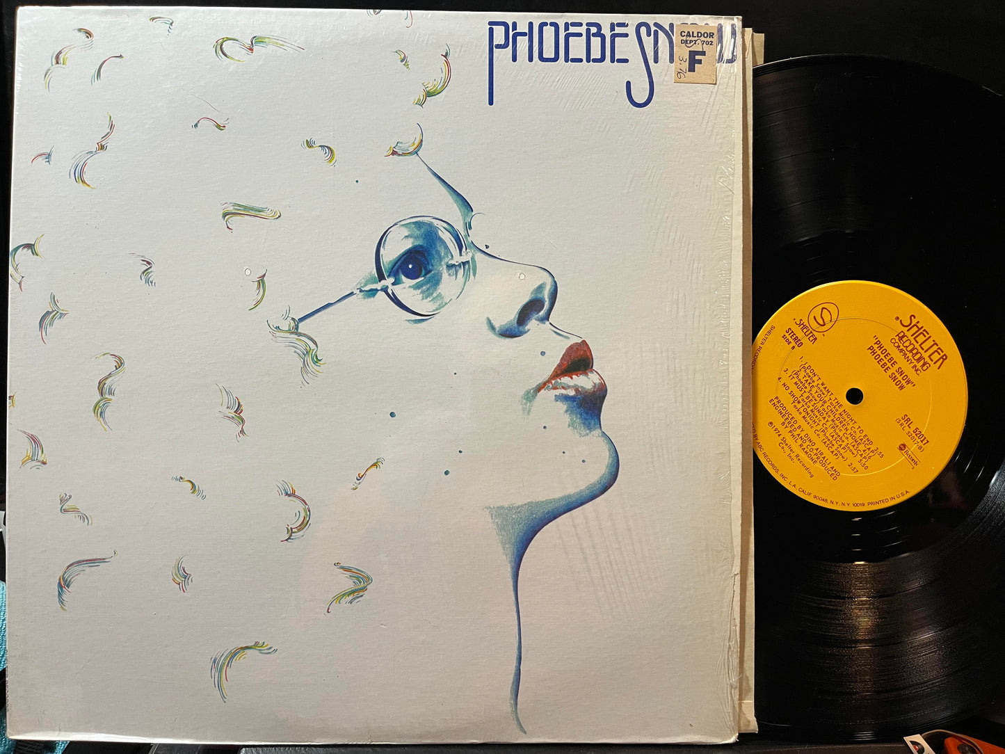 Phoebe Snow - Phoebe Snow (VINYL) | Near Mint (NM or M-) Near Mint (NM)