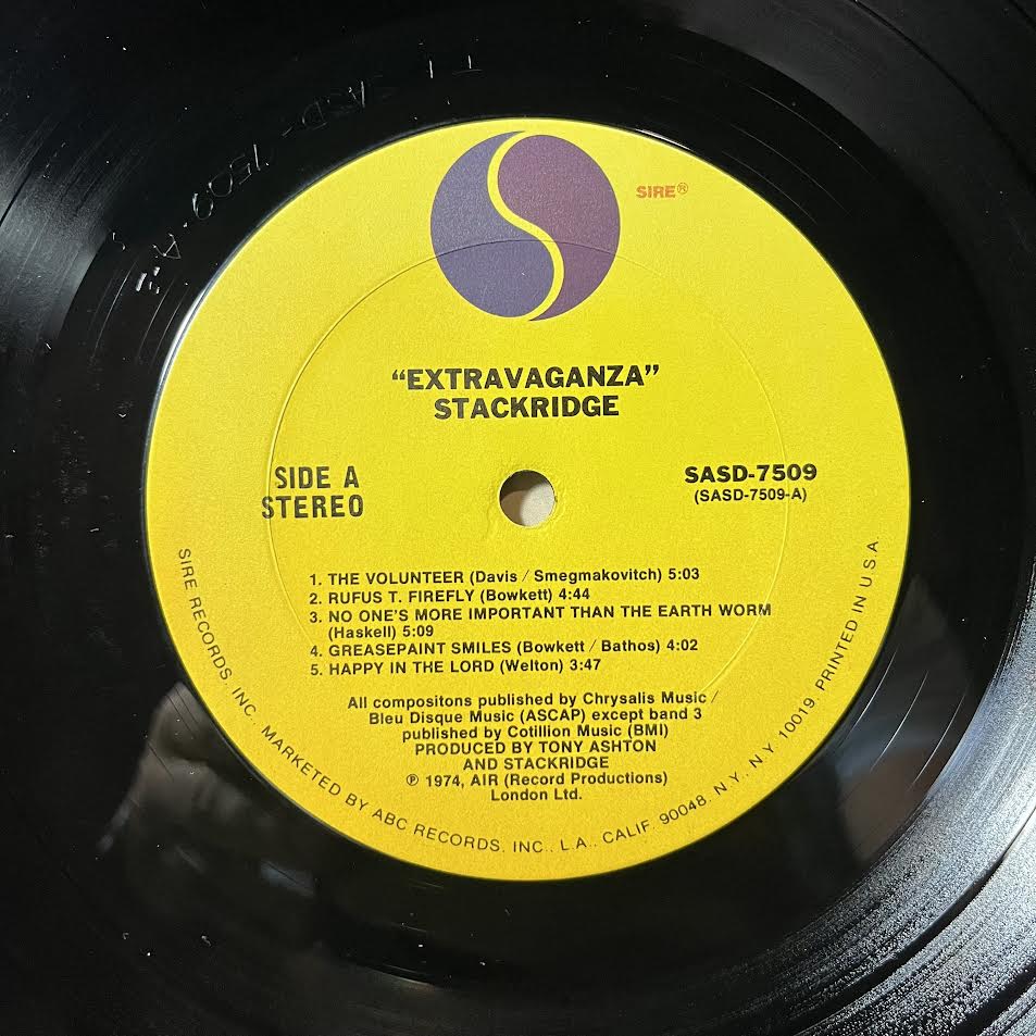 Stackridge - Extravaganza (VINYL) | Near Mint (NM) Near Mint- (NM-)