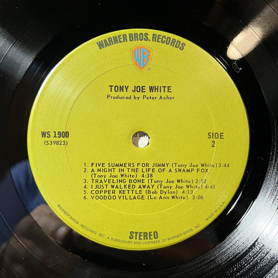 Tony Joe White - Tony Joe White (VINYL) | Near Mint (NM) Very Good Plus (VG+)