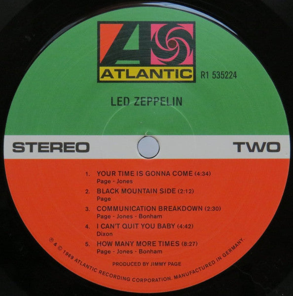 Led Zeppelin - Led Zeppelin (VINYL) | Near Mint (NM or M-) Excellent+ (EX+)