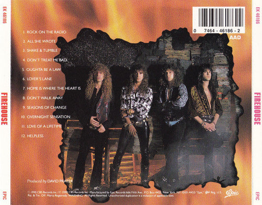 FireHouse (2) - FireHouse (CD) | Near Mint (NM)