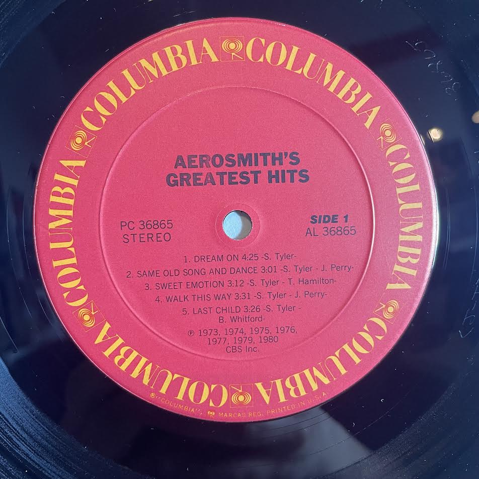 Aerosmith - Aerosmith's Greatest Hits (VINYL) | Near Mint (NM) Excellent+ (EX+)