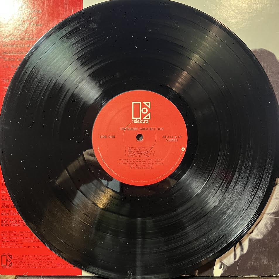 The Doors - Greatest Hits (VINYL) | Near Mint (NM) Very Good Plus Plus (VG++)