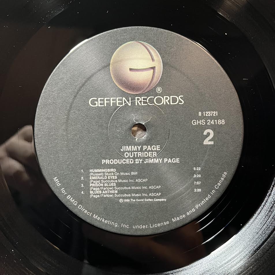 Jimmy Page - Outrider (VINYL) | Near Mint (NM or M-)