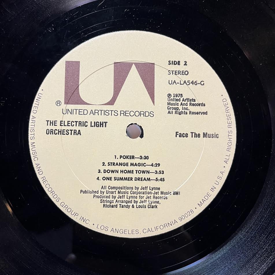 Electric Light Orchestra - Face The Music (VINYL) | Very Good Plus (VG+) Very Good Plus Plus (VG++)