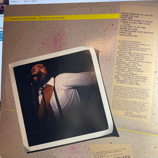 Ed Raetzloff - It Took A Long Time To Get To You (VINYL) | Very Good Plus (VG+) Excellent+ (EX+)