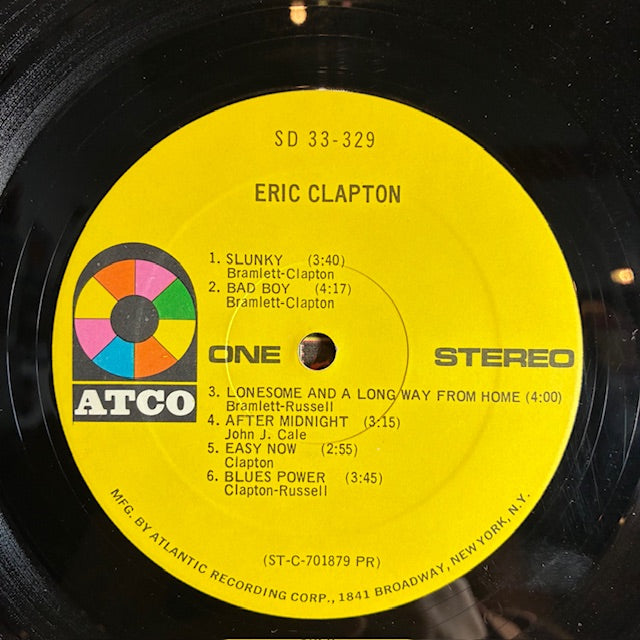 Eric Clapton - Eric Clapton (VINYL) | Very Good Plus (VG+)