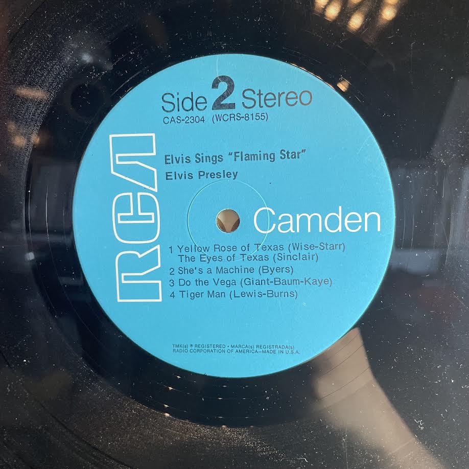 Elvis Presley - Elvis Sings Flaming Star (VINYL) | Very Good Plus (VG+) Excellent+ (EX+)