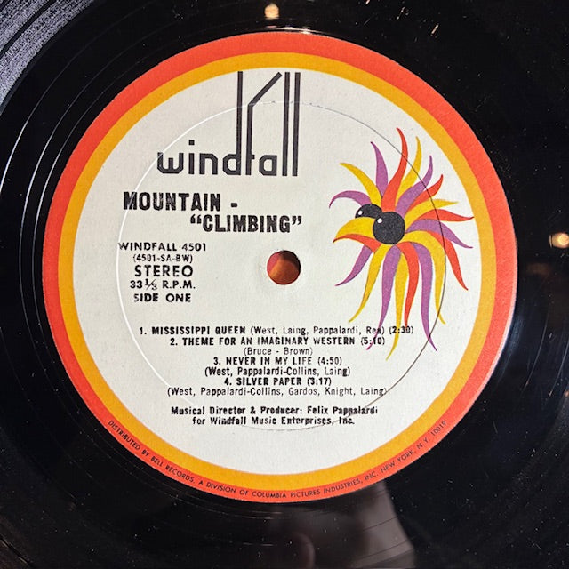 Mountain - Climbing! (VINYL) | Very Good Plus (VG+) Very Good Plus (VG+)