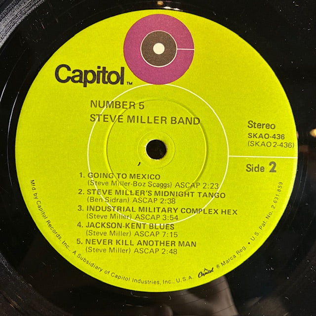Steve Miller Band - Number 5 (VINYL) | Very Good Plus (VG+)