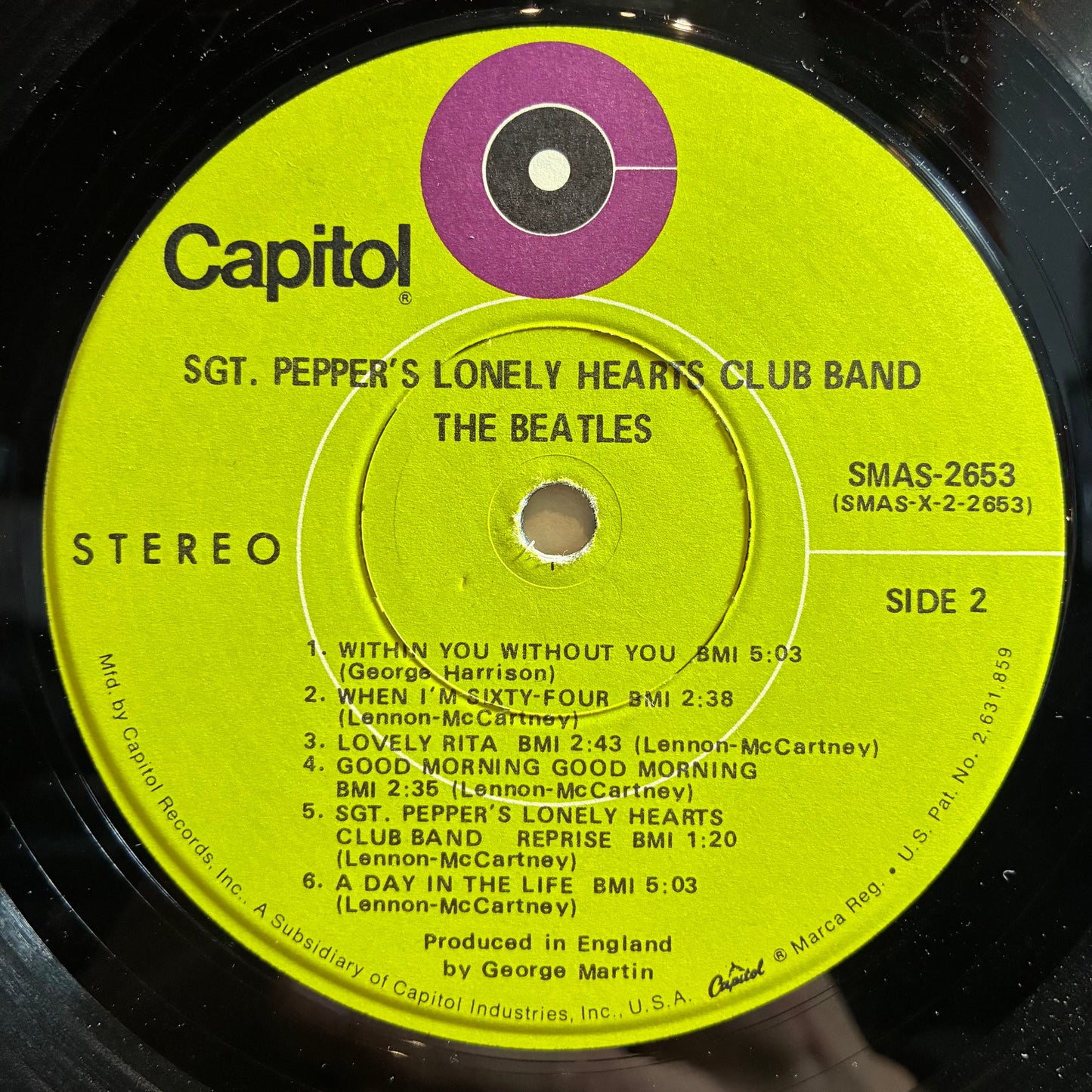 The Beatles - Sgt. Pepper's Lonely Hearts Club Band (VINYL) | Very Good Plus (VG+) Very Good Plus (VG+)