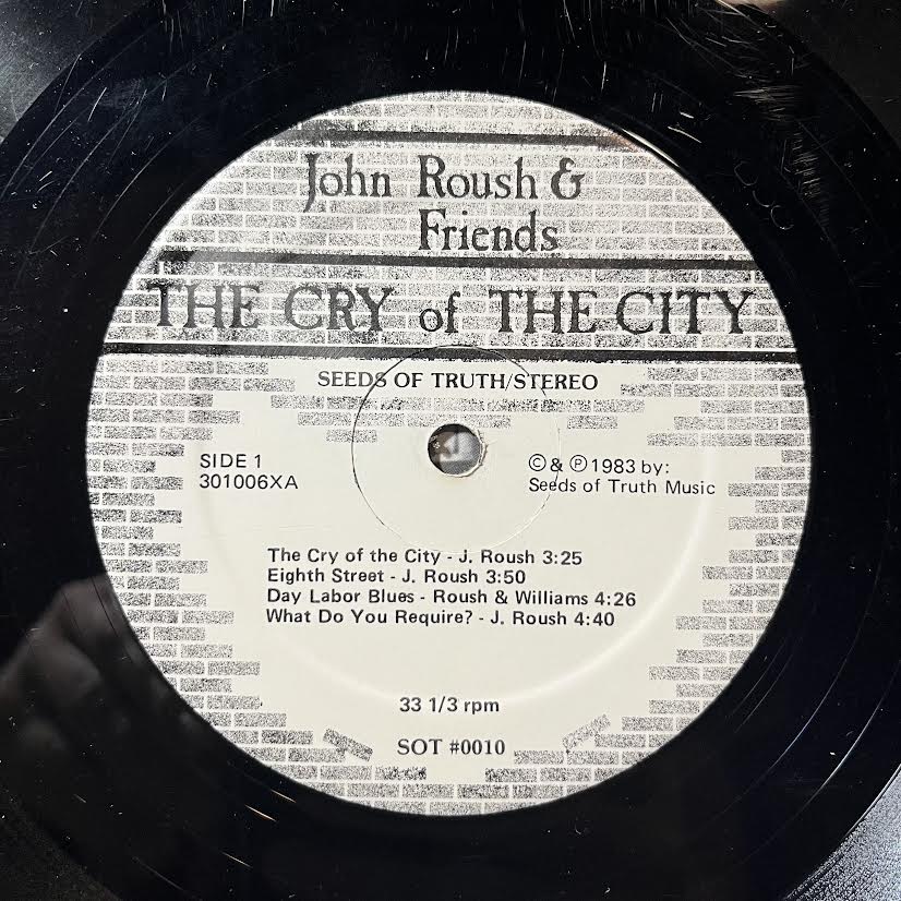 John Roush & Friends - The Cry Of The City (VINYL) | Very Good (VG) Very Good Plus (VG+)