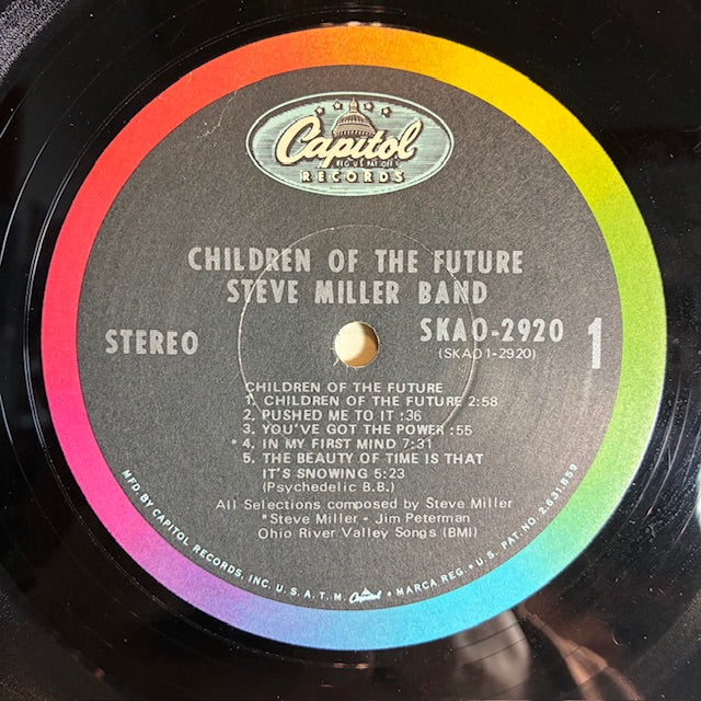 Children Of The Future (VINYL) | Very Good (VG) Very Good Plus (VG+)