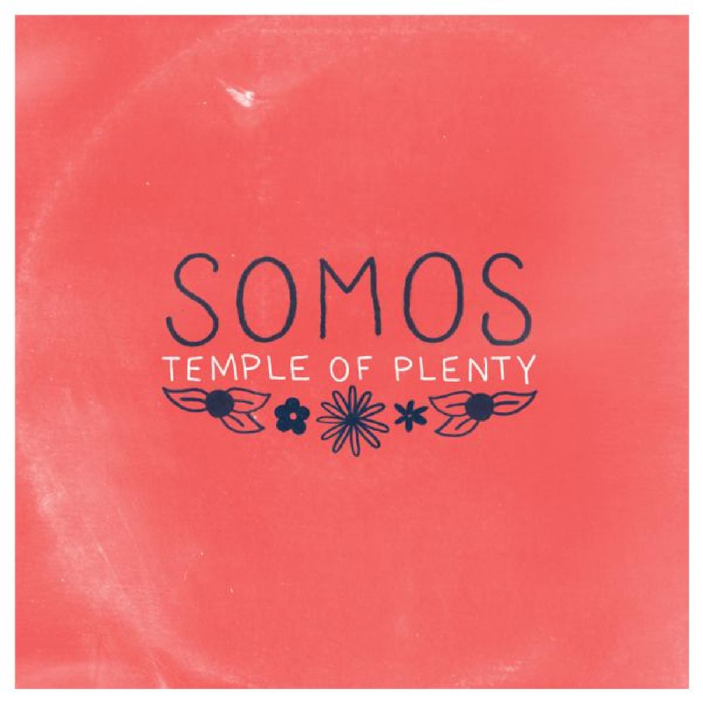 Somos - Temple Of Plenty (Red & Sea Glass Blue Splash VINYL) | Mint (M) Mint (M)