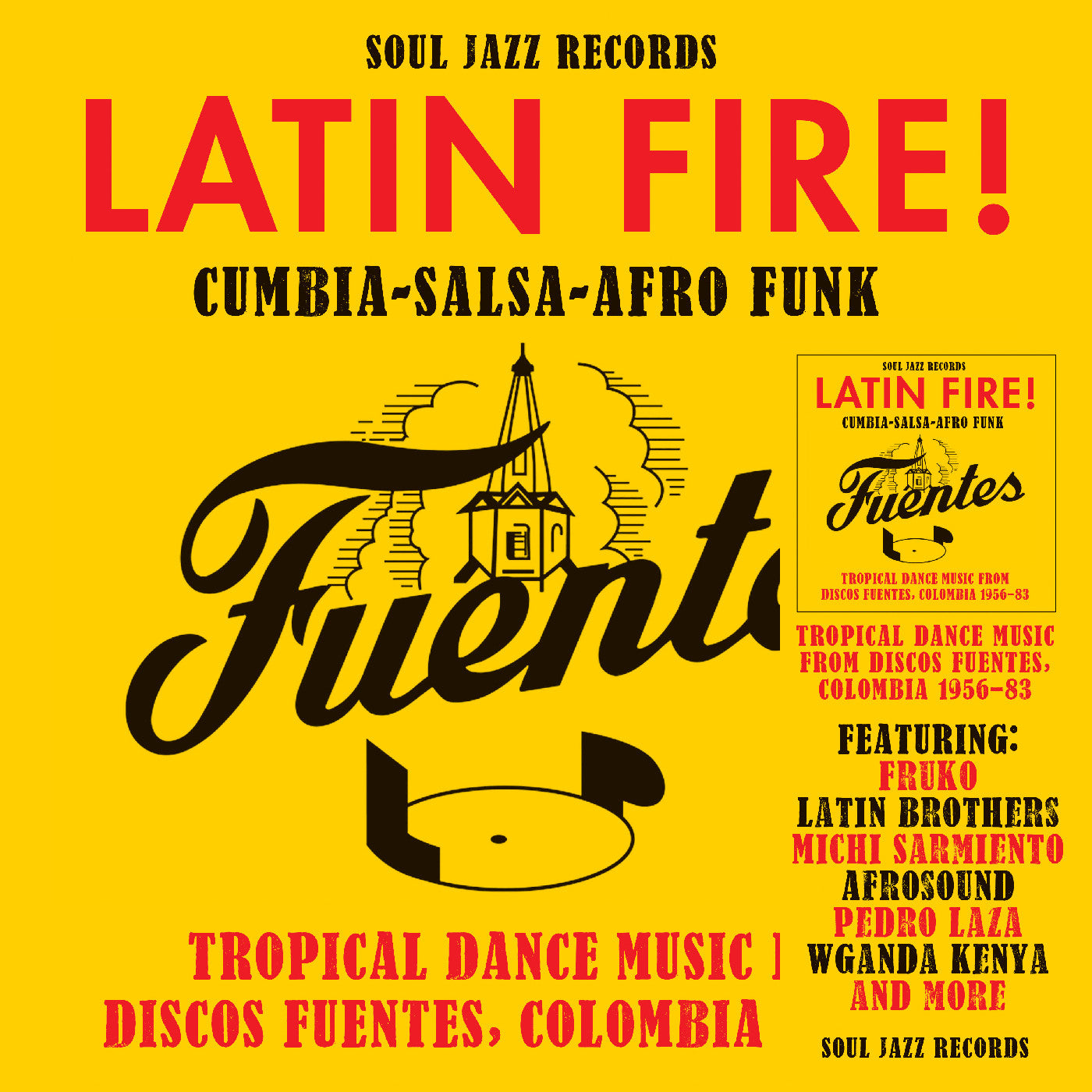 Various Artists - Latin Fire! Cumbia–Salsa–Afro-Funk (2x VINYL) | Mint (M) Mint (M)