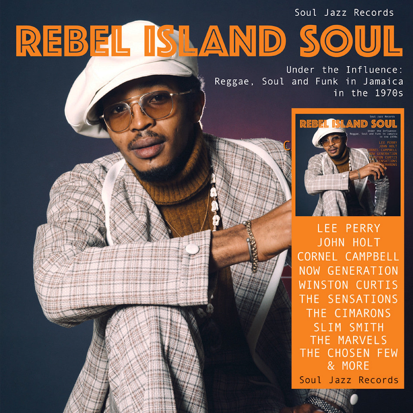 Soul Jazz Records Presents - (PRESALE 6/26/26) REBEL ISLAND SOUL – Under The Influence: Reggae, Funk & Soul In Jamaica in the 1970s (GATEFOLD DDL 2xVINYL) | Mint (M) Mint (M)