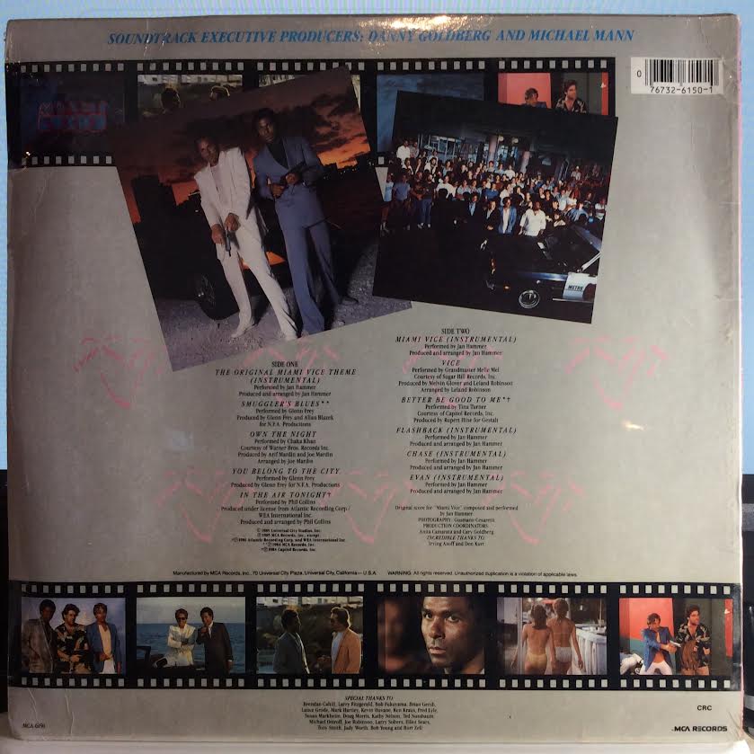 Miami Vice - Music From The Television Series (VINYL) | Mint (M) Excellent (EX)
