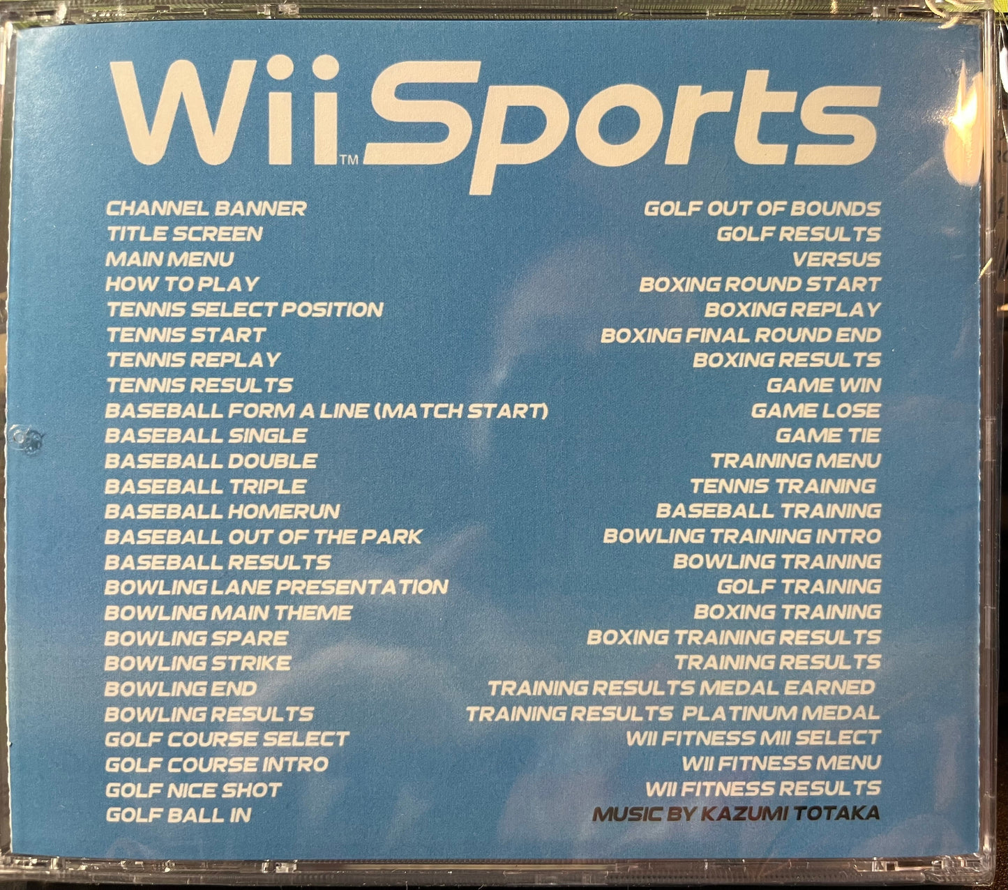 Kazumi Totaka - Wii Sports (PROMO CD) | Mint (M) Mint (M)