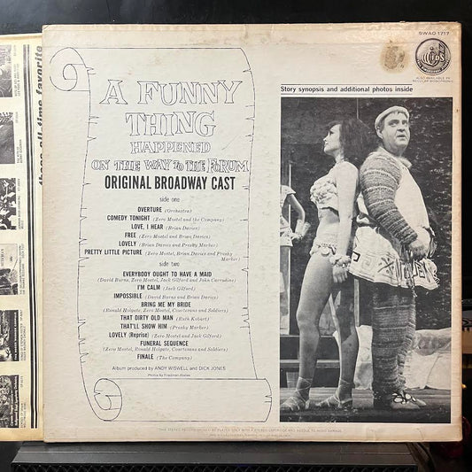 "A Funny Thing Happened On The Way To The Forum" O - A Funny Thing Happened On The Way To The Forum (VINYL) | Excellent+ (EX+) Excellent (EX)