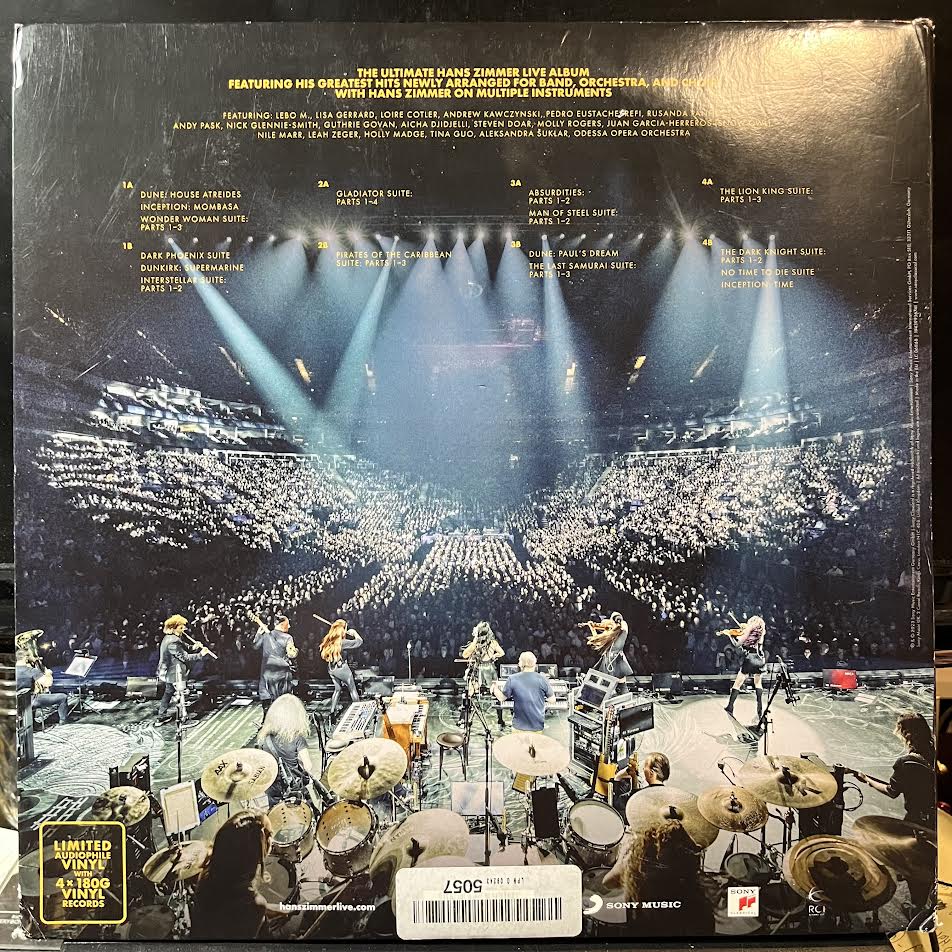 Hans Zimmer - Live (4xVINYL) | Excellent (EX) Very Good Plus Plus (VG++)