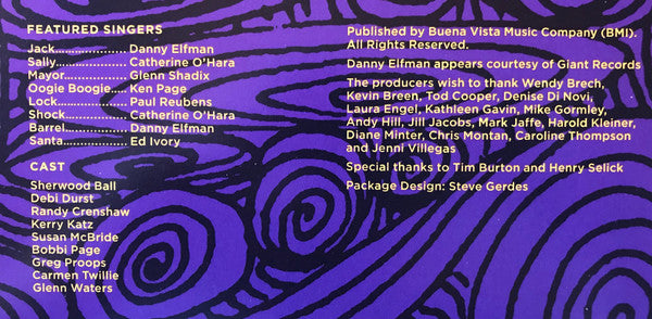 Tim Burton's The Nightmare Before Christmas (Original Motion Picture Soundtrack) | Mint (M) Mint (M)