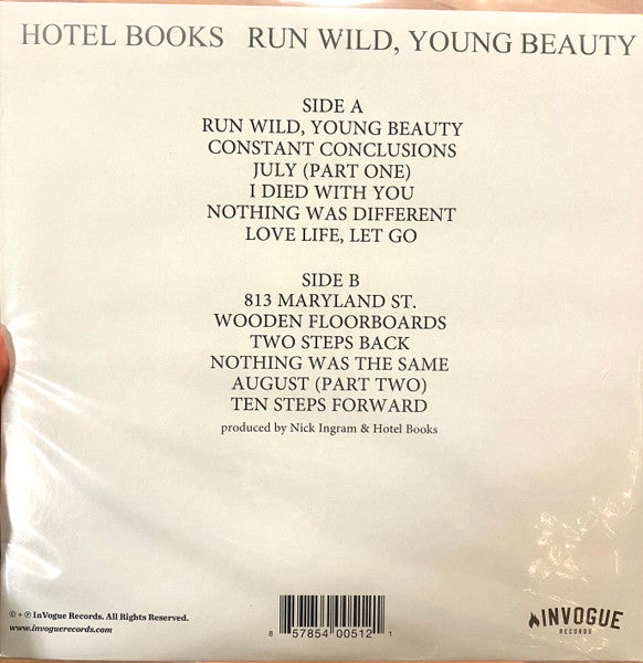 Hotel Books - Run Wild, Young Beauty (VINYL) | Near Mint (NM) Near Mint (NM)