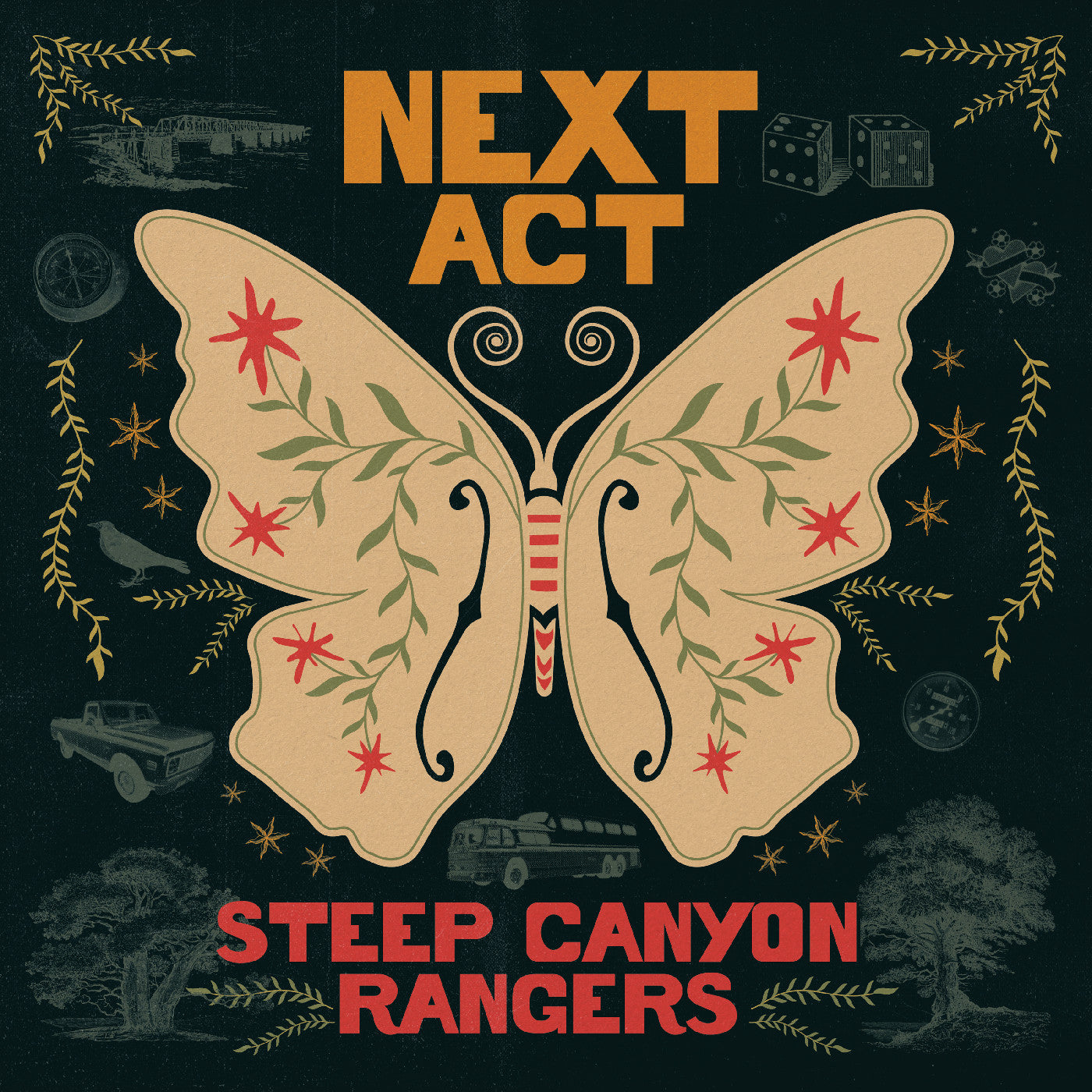 Steep Canyon Rangers - Next Act (Maroon Vinyl) | Mint (M) Mint (M)