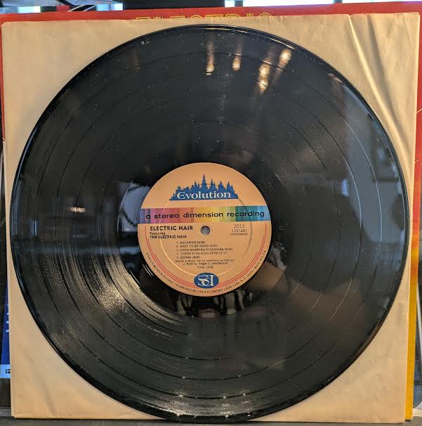 The Electric Hair - Electric Hair - Switched-On Hits From America's First Tribal Love Rock Musical (VINYL) | Near Mint (NM or M-)