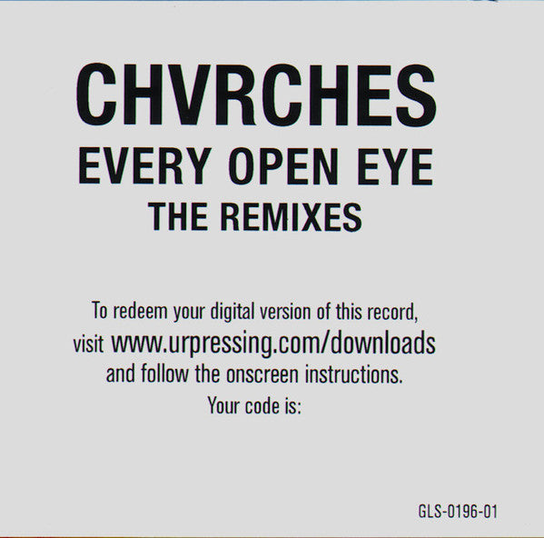 Chvrches - Every Open Eye (The Remixes) (VINYL) | Near Mint (NM) Near Mint (NM)