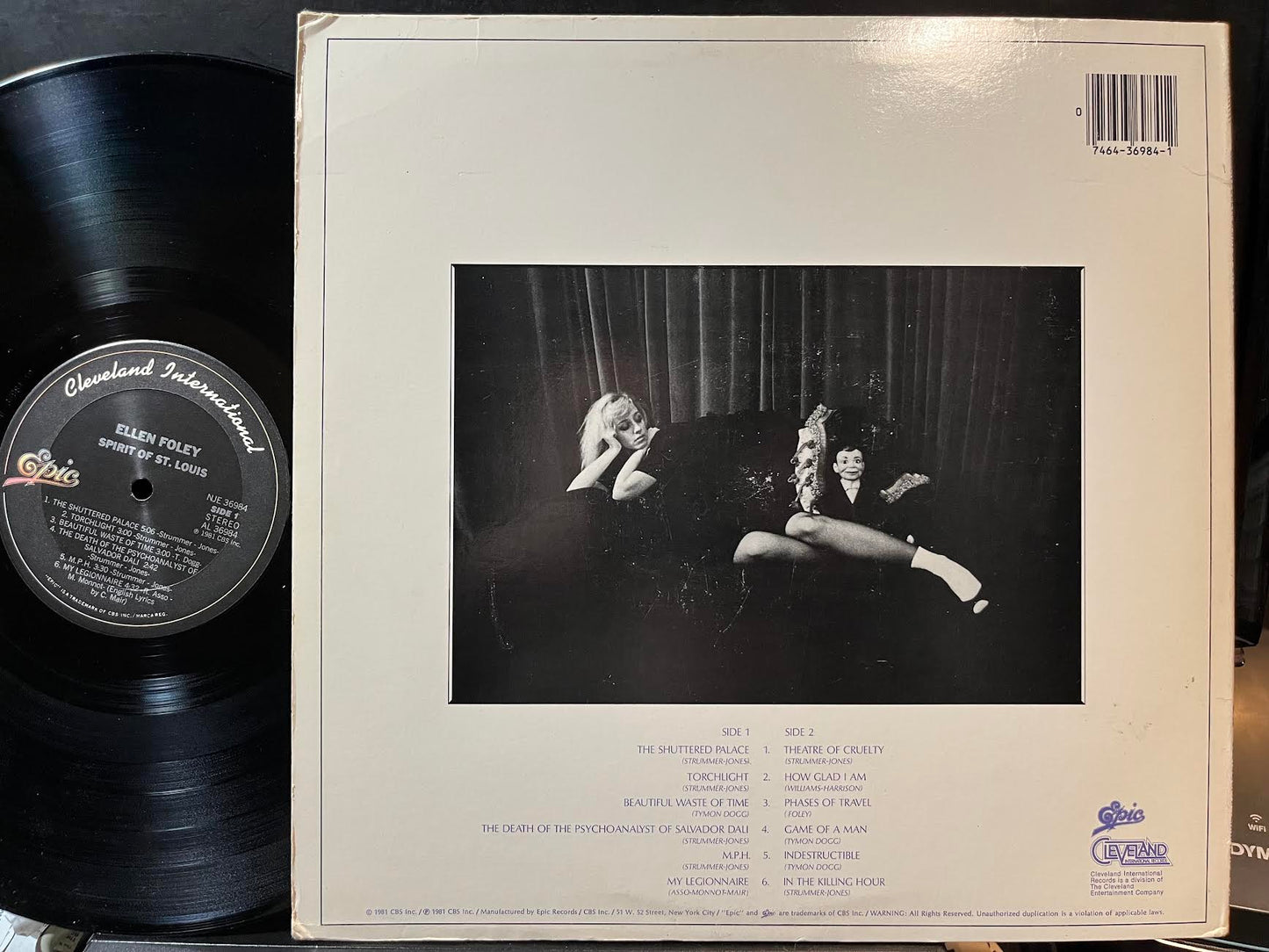 Ellen Foley - Spirit Of St. Louis (VINYL) | Near Mint (NM) Excellent+ (EX+)