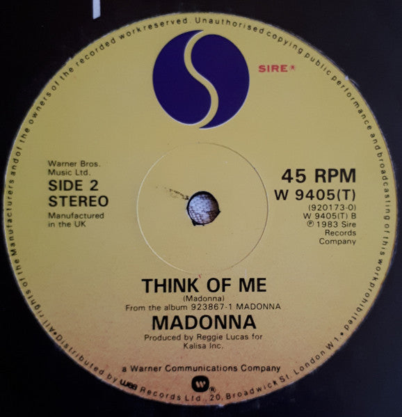 Madonna - Holiday (VINYL) | Very Good Plus (VG+) Very Good (VG)