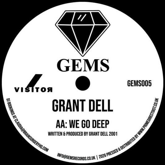 Grant Dell - Come On In / We Go deep (VINYL) | Mint (M) Mint (M)