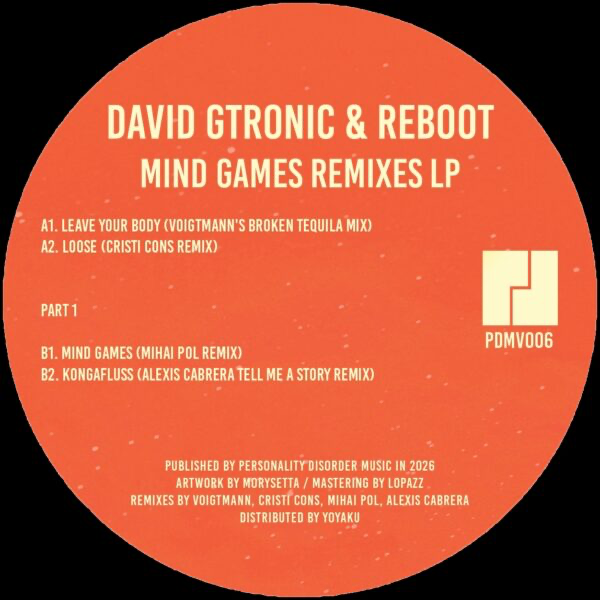 Various - (PRESALE 6/22/26) Mind Games Remixes (Part 1) (VINYL) | Mint (M) Mint (M)