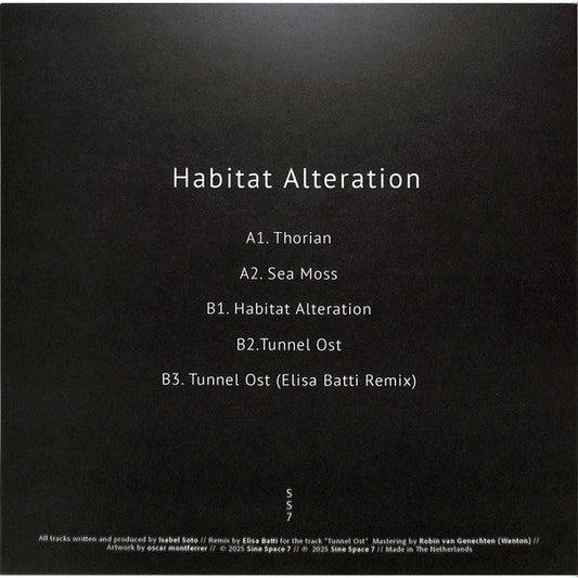 Isabel Soto (2) - Habitat Alteration (VINYL) |