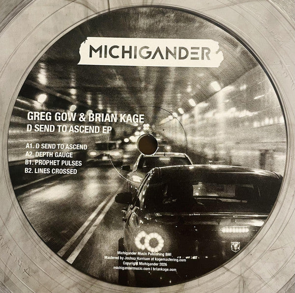 Greg Gow & Brian Kage - D Send To Ascend EP (VINYL) | Mint (M) Mint (M)