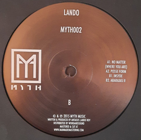 Lando Kal - MYTH002 (12" VINYL) | Excellent+ (EX+) Generic