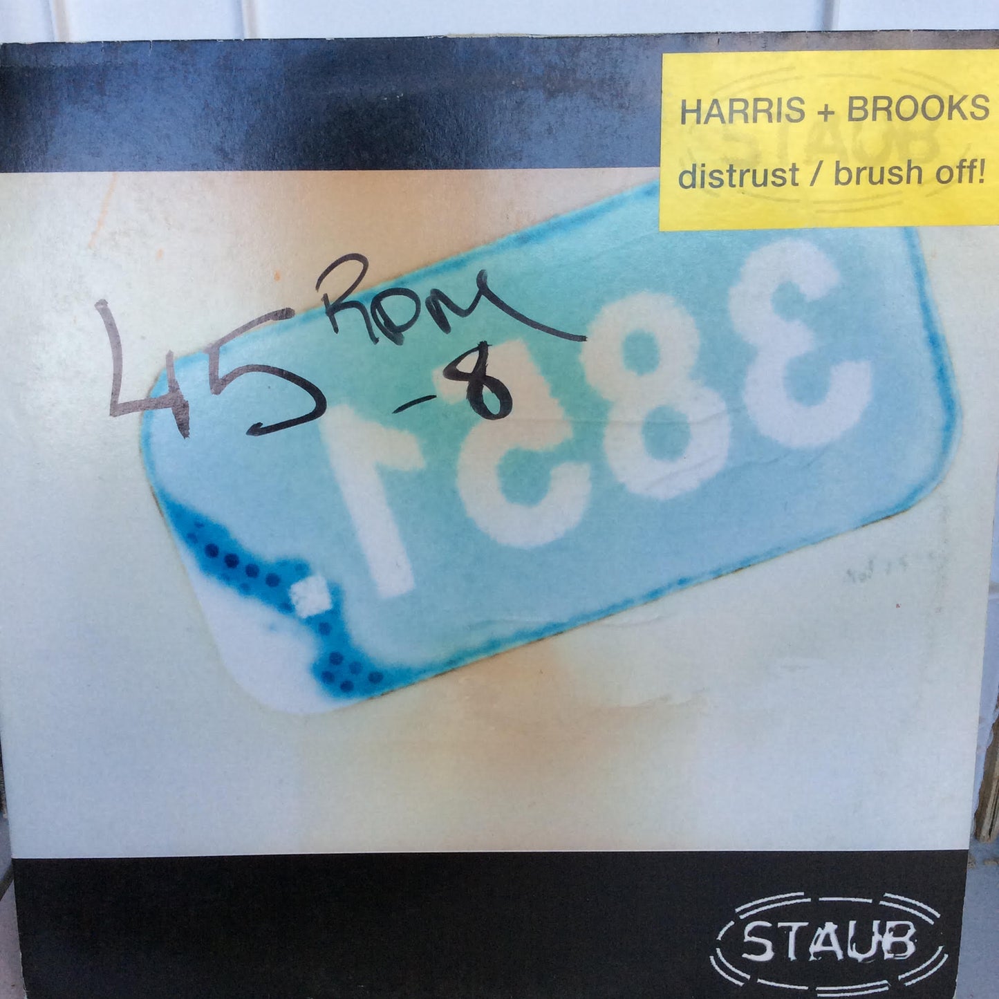 Harris and Brooks - Distrust / Brush Off (VINYL) | Excellent (EX) Very Good (VG)